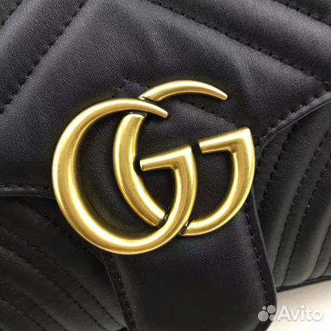 Сумка Gucci GG Marmont Matelass Клатч Гуччи Кожа
