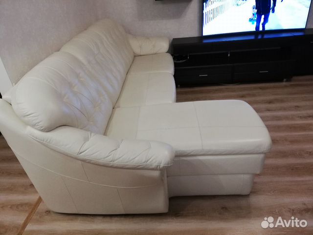 Кожанный диван мz5