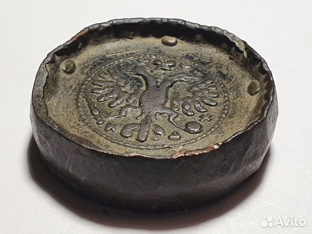 Редкая монета. 5 копеек 1727 года с редким видом Редкая монета. 5 копеек 1727 года с редким видом