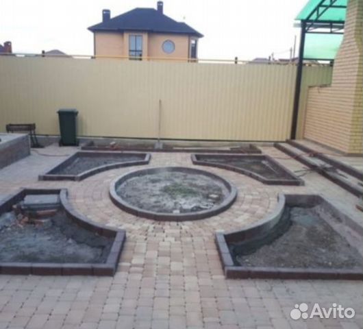 Укладка тротуарной плитки