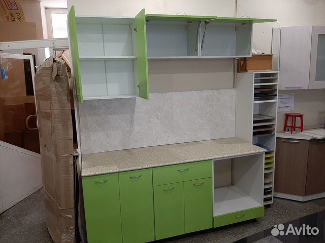 Кухонный гарнитур 1,8 м салатовый Кухонный гарнитур 1,8 м салатовый