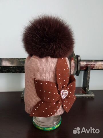 Демисезонные шапочки на головку 50-52