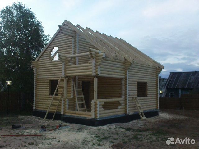 Сруб дома-бани 8х8 м. из оцб. доставка и сборка Сруб дома-бани 8х8 м. из оцб. доставка и сборка