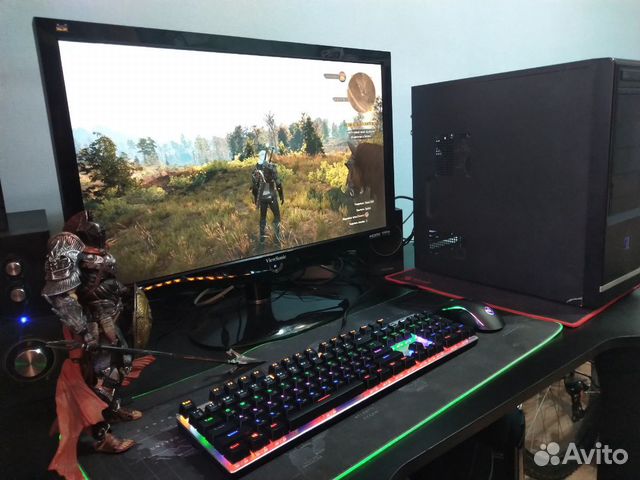 Игровой пк. FX-4300 4.2гц, 8гб, RX 560 4гб