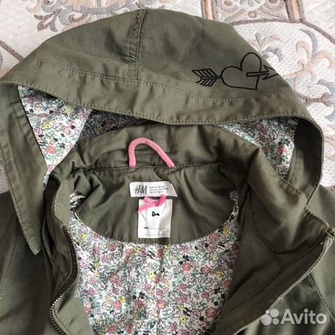 Куртка H&M для девочек 110 размер Куртка H&M для девочек 110 размер