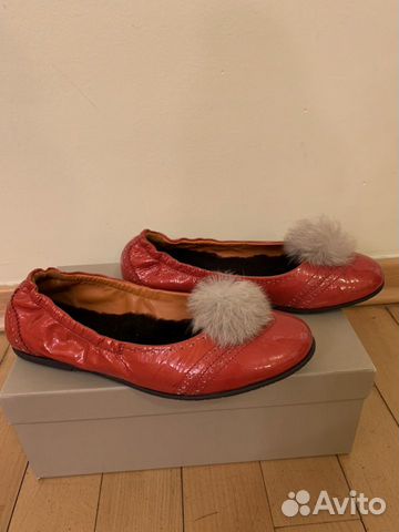 Балетки Santoni оригинал (натуральный мех) Балетки Santoni оригинал (натуральный мех)