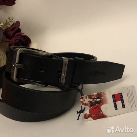 Ремень мужской женский унисекс кожаный