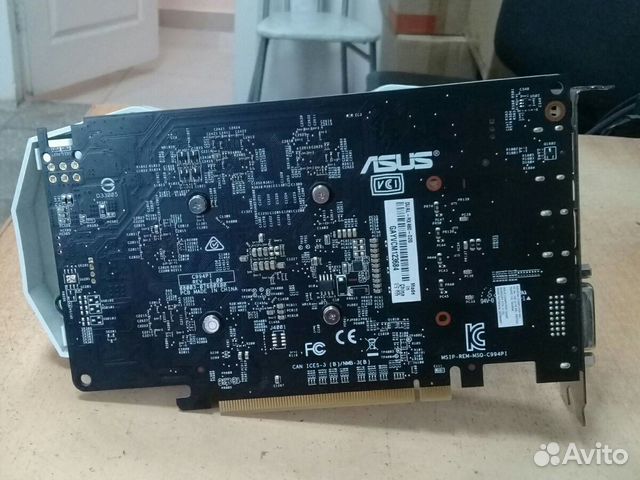 Видеокарта Radeon RX 460 dual 2Gb asus