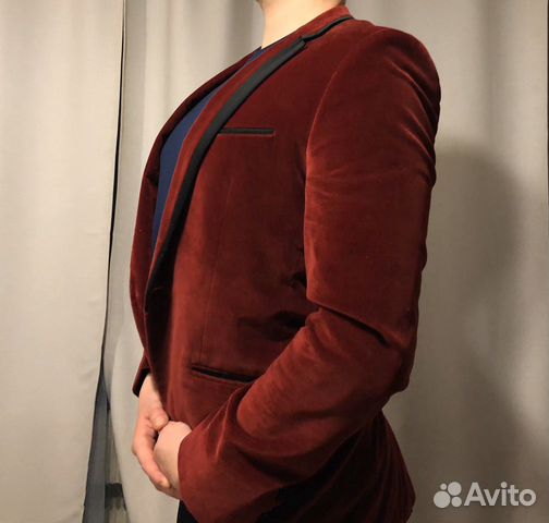 Бархатный пиджак Hugo Boss