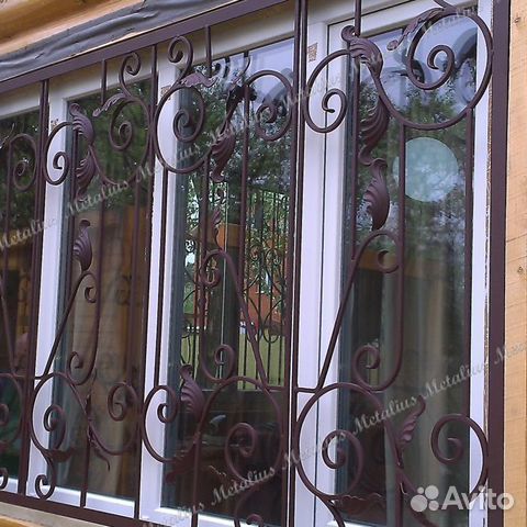 Решётки на окна арт.6773, все размеры