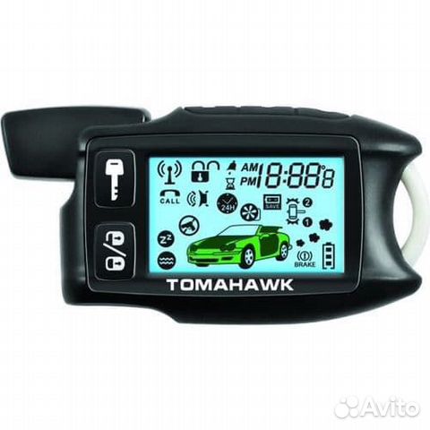 Брелок новый Tomahawk 9.5 9.9 Q9Подключаем, достав