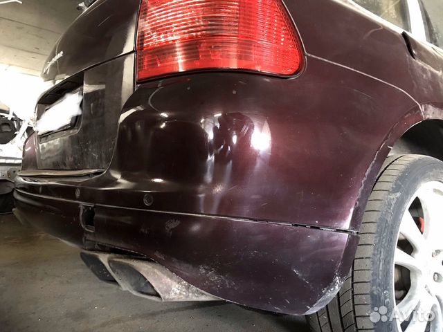 Бампер задний в сборе Porsche Cayenne 03-10 бардо
