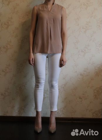 Блузка бежевая Dorothy Perkins