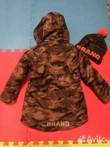 Куртка/парка the brand шапка в подарок