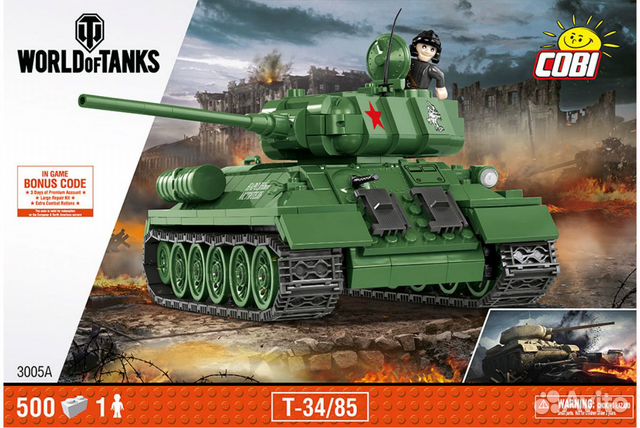 Конструктор cobi Танк T-34/85 cobi-3005A
