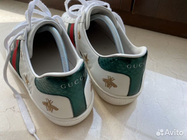 Белые кеды gucci New Ace, размер 41,5 Белые кеды gucci New Ace, размер 41,5