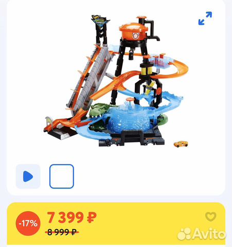 Набор Hot Wheels невообразимая автомойка Набор Hot Wheels невообразимая автомойка