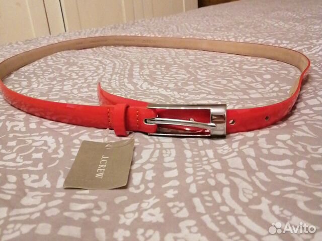 Ремень новый кожаный j crew