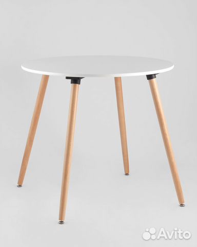 Обеденная группа стол Oslo Round WT, 2 стула Eames Обеденная группа стол Oslo Round WT, 2 стула Eames