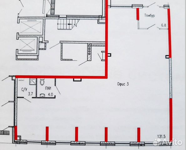 Помещение в покупку, 144.5 м²