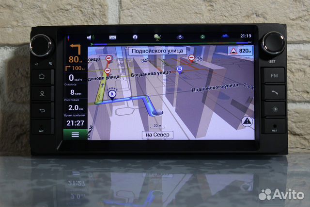 Магнитола Android 8.1 для Toyota 200*100 Магнитола Android 8.1 для Toyota 200*100