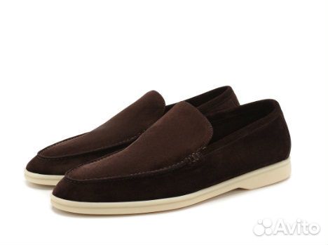 Туфли Loro Piana Summer Walk Замшевые мужские Туфли Loro Piana Summer Walk Замшевые мужские