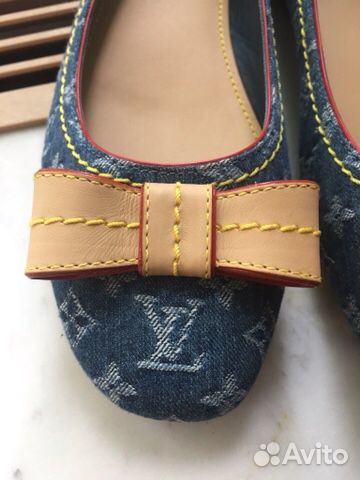 Балетки туфли Louis Vuitton 37 р оригинал Балетки туфли Louis Vuitton 37 р оригинал
