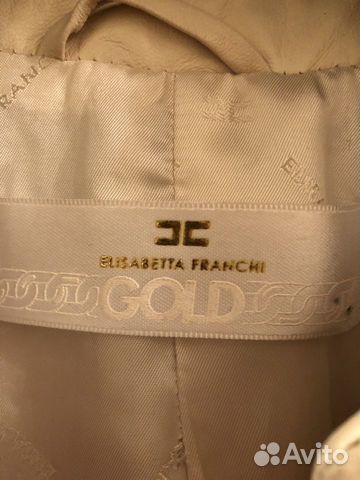 Кожаная куртка elisabetta franchi
