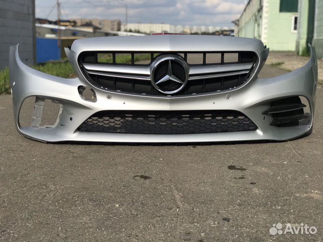 Бампер рестайлинг w205 AMG