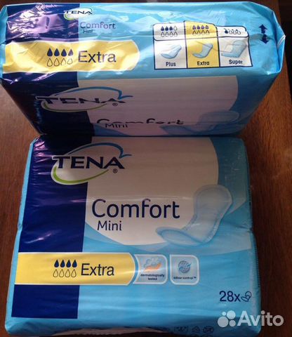 Урологические прокладки Тена Comfort Mini Extra Урологические прокладки Тена Comfort Mini Extra
