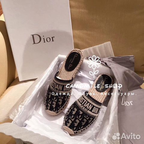 Эспадрильи Christian Dior (36-41) Luxe Эспадрильи Christian Dior (36-41) Luxe
