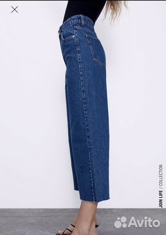 Джинсы кюлоты zara Джинсы кюлоты zara