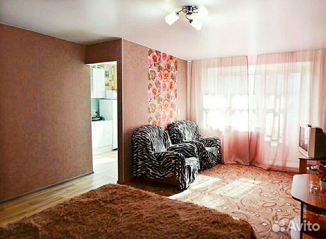

1-к. квартира, 45 м², 2 кровати