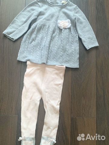 Платье с колготками zara. Размер 74-80