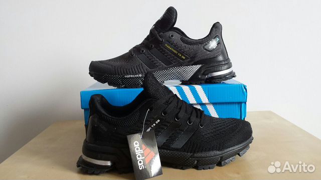 Кроссовки Adidas Marathon TR 28, Black/Grey, 41/45 Кроссовки Adidas Marathon TR 28, Black/Grey, 41/45