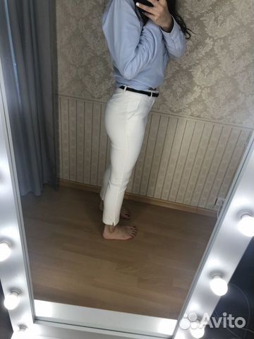 Продам белые брюки Stradivarius Продам белые брюки Stradivarius