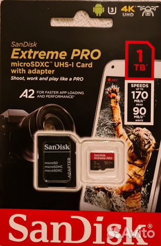 Карта памяти мicrosd 1Tb sandisk extreme PRO 1Tb Карта памяти мicrosd 1Tb sandisk extreme PRO 1Tb