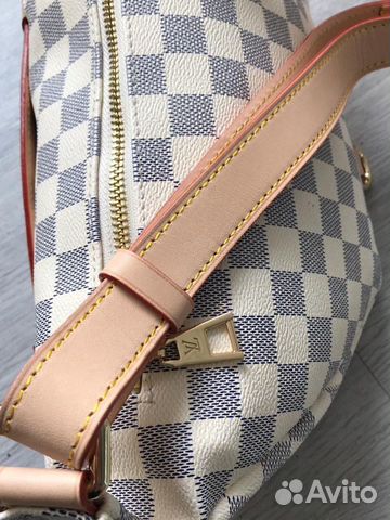 Сумка Louis Vuitton Bumbag белая шашка Сумка Louis Vuitton Bumbag белая шашка