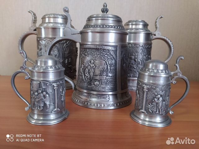 Кружки из олова