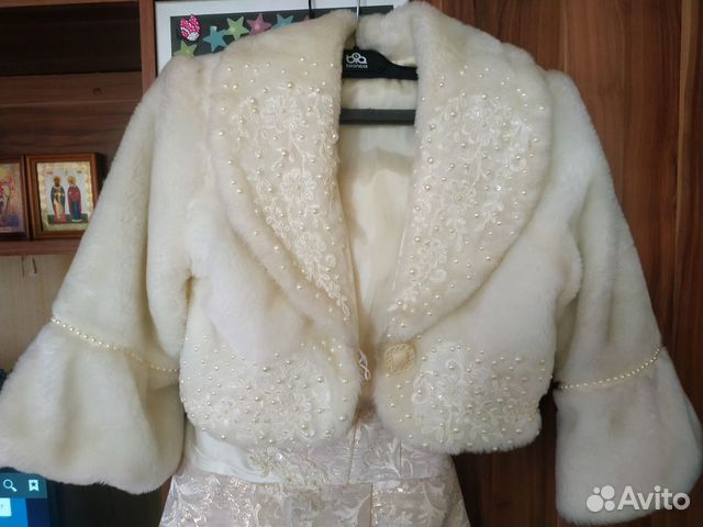 Платье свадебное короткое