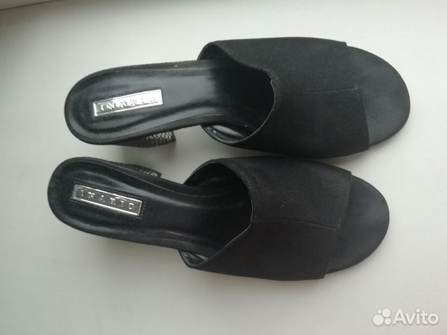 Сабо, замша, 38 размер