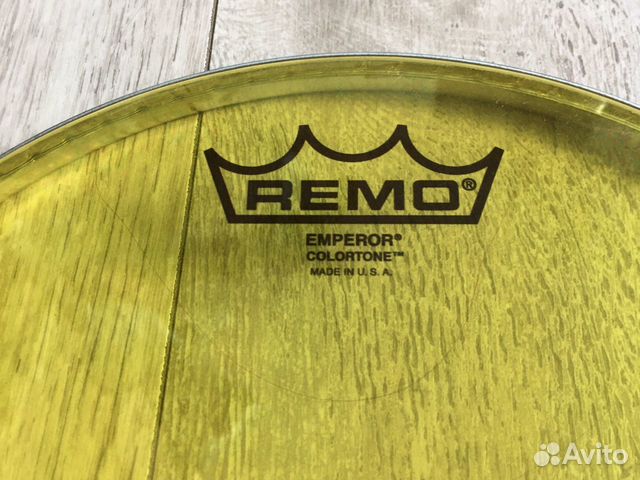 Пластик для Тома Remo Emperor colortone Желтый 10 Пластик для Тома Remo Emperor colortone Желтый 10