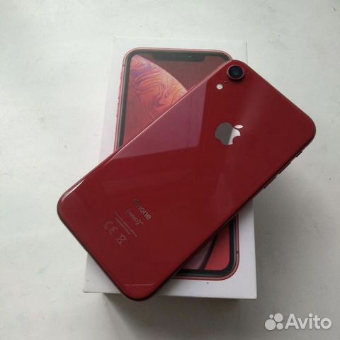 iPhone XR red, айфон xr красный