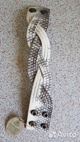 Браслет из кожи морской змеи