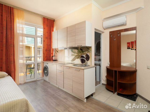 

Квартира-студия, 30 м², 2 кровати