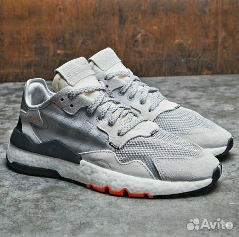 Adidas Nite Jogger Grey Orange