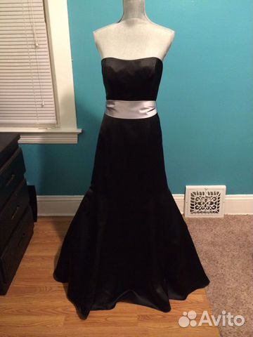 Нарядное платье черное Вера Вонг, Vera Wang США вы