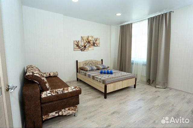 

1-к. квартира, 42 м², 2 кровати