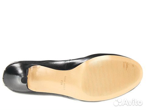 Туфли Nine West новые кожаные черные на каблуках