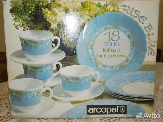 Кофейный/чайный сервиз 18 предметов